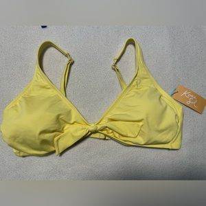 Brand new with tags yellow swim top from Kona Sol size XL